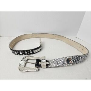 BHW Western Cowgirl rhinestone bling‎ belt 952 Large